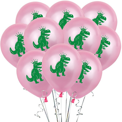 Jauni 12 collu 2,8 g bērnu dzimšanas dienas dekorācijas ballīšu izkārtojums multfilmu dinozauru apdrukas lateksa baloni