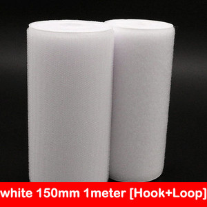 150 mm laiusega õmble konksu ja silmusega mittekleepuv kinnitusteip Nailonkangast konksussilmusteip Must valge võluteibi kleebis 1 m/paar