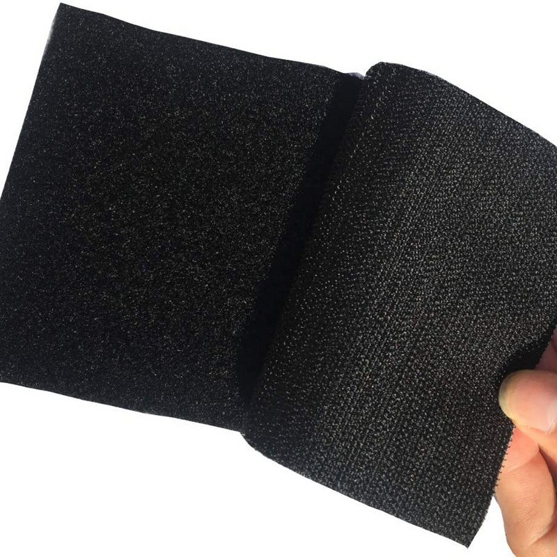 150 mm laiusega õmble konksu ja silmusega mittekleepuv kinnitusteip Nailonkangast konksussilmusteip Must valge võluteibi kleebis 1 m/paar