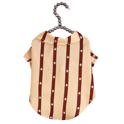Classic Stripe Puppy Dog Veste T krekls Vasaras mājdzīvnieku apģērbi maziem suņiem Čivavas Jorkšīras krekli talismani Apģērbs Kaķu apģērbs