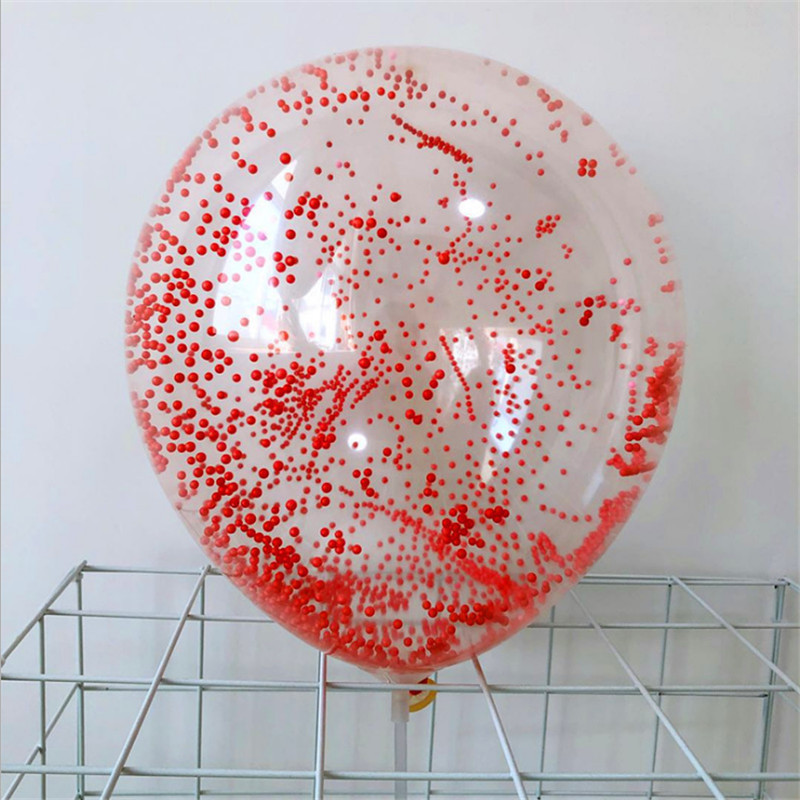 10gab 12 collu caurspīdīgi burbuļbaloni, kas biezina kāzu rotājumus dzimšanas dienas svinību izstrādājumi, gadadiena