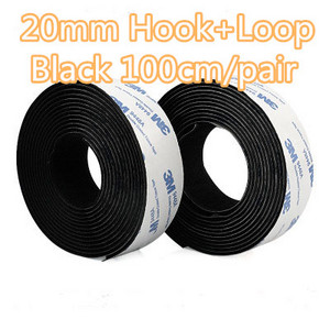 1 metru/perechi Bandă de fixare cu cârlig și buclă puternică, autocolantă, autocolantă din nailon cu adeziv pentru bricolaj 20/25/30/38/50mm