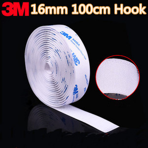 1 metru/perechi Bandă de fixare cu cârlig și buclă puternică, autocolantă, autocolantă din nailon cu adeziv pentru bricolaj 20/25/30/38/50mm