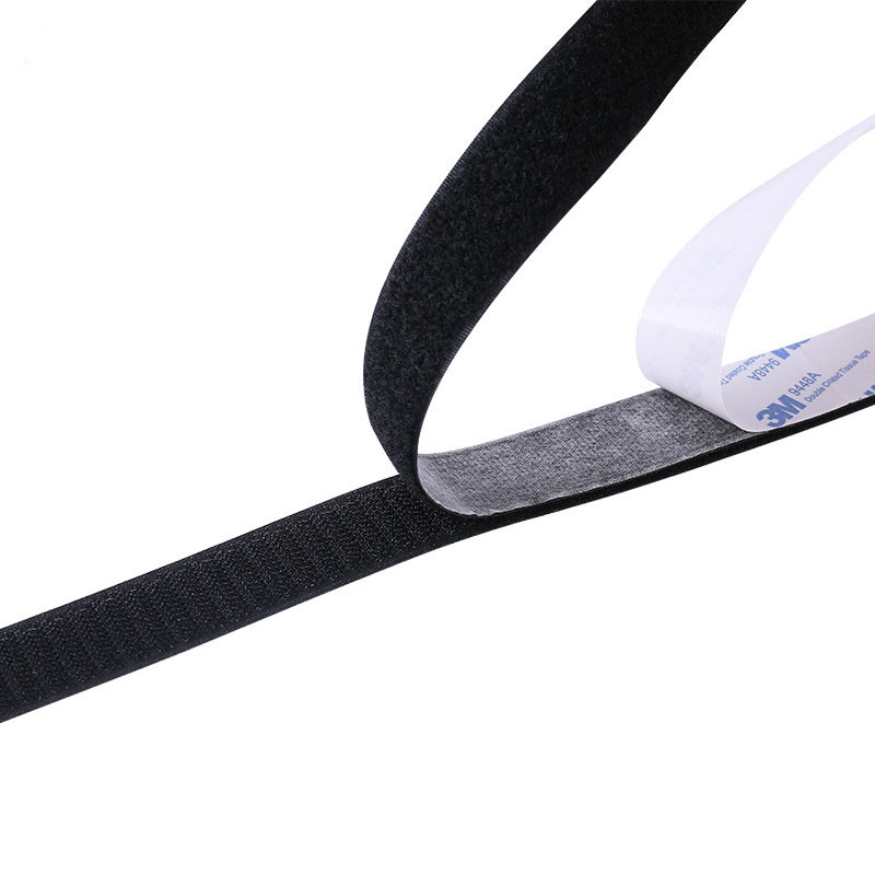 1 metru/perechi Bandă de fixare cu cârlig și buclă puternică, autocolantă, autocolantă din nailon cu adeziv pentru bricolaj 20/25/30/38/50mm