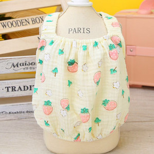 Lillelised koerakapuutsid Vest Lemmiklooma suveriided Pullover Koera Tsärk Riietus Varrukateta dressipluus Vestid Väikestele Koertele Chihuahua XXL