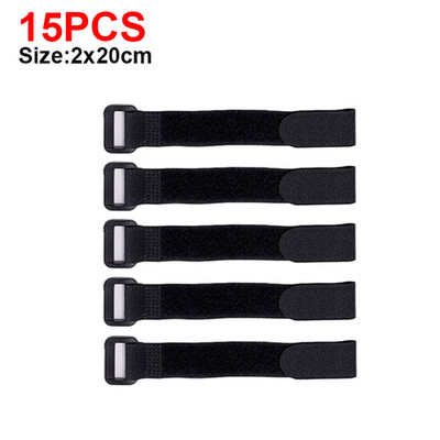 15 tk Isekleepuvad kaablisidemed 2 cm laiused tagumised pandla rihmad Nailonist kaablisidemed kinnitusteibid Isekleepuvad konksussilmusteibid