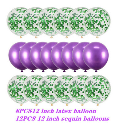 20 vnt 12 colių 1-ojo gimtadienio vakarėlio vestuvių dekoravimo šventės reikmenys metalo spalvų derinio latekso balionas