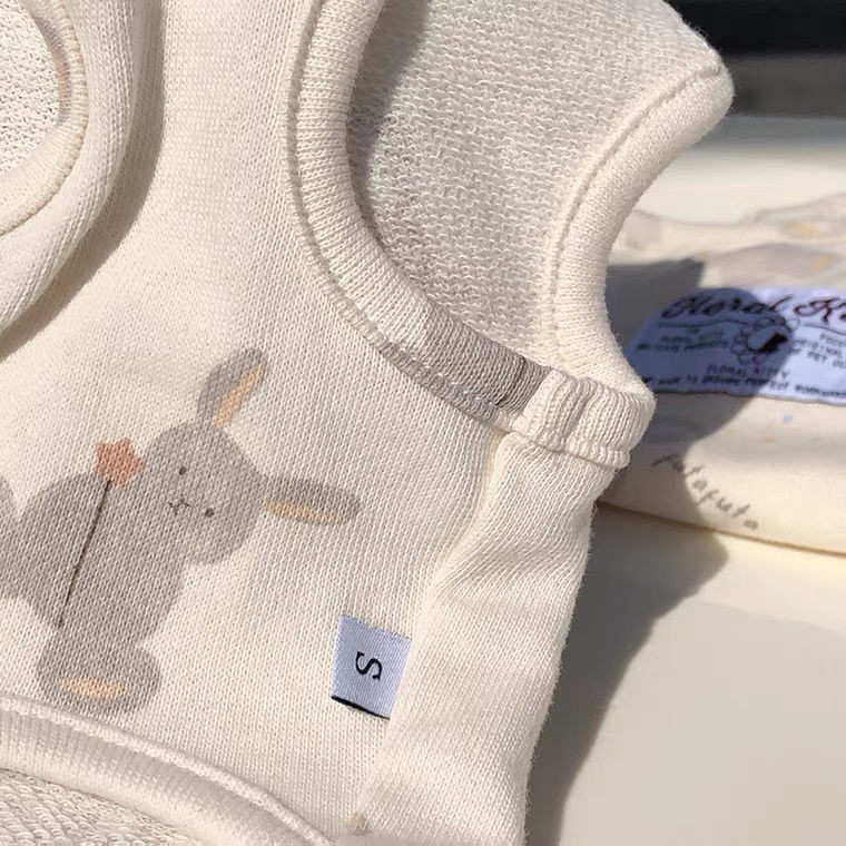 Kisállat aranyos nyúl mellény Kisállat aljszőrzet macska kutya nyúl mellény aljszőr Yorkshire máltai otthoni jelmez Tavaszi és őszi macskaruhák