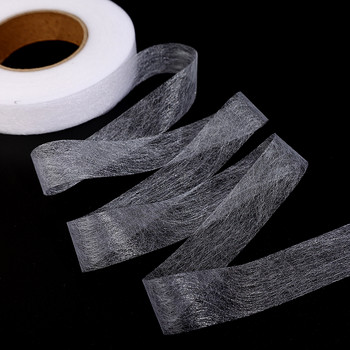 60M διπλής όψεως Μη υφαντό κολλητική ταινία Interlining Iron On Hedge Tape Shorten Επισκευαστικό παντελόνι για καπέλα Ρούχα DIY Εργαλείο ραπτικής