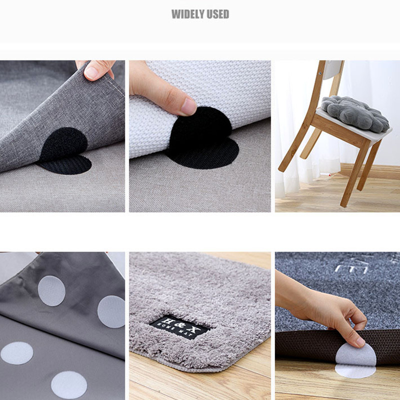 10 pár/tétel Erős öntapadó horog és hurok rögzítő szalag nylon matrica öntapadó horoghurok ragasztóval barkácsoláshoz