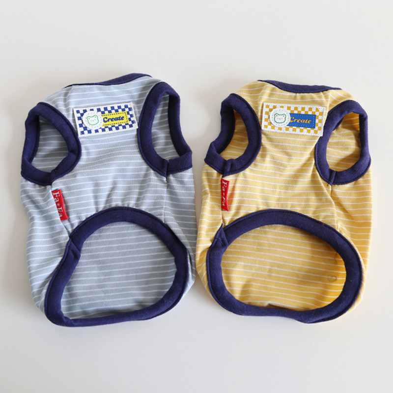 Kis kutya mellény Nyári tavaszi kisállat divat ing macska aranyos rajzfilm pulóver kiskutya puha tervezői ruhák chihuahua uszkár Yorkshire