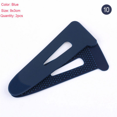 2 τμχ Ρούχα με βρόχο μανίκι PVC με βρόχο μανσέτας γάντζος επιφανειακός γάντζος βρόχος με θηλιά έγχυσης ταινία στερέωσης για αξεσουάρ ραπτικής χειροτεχνίας DIY