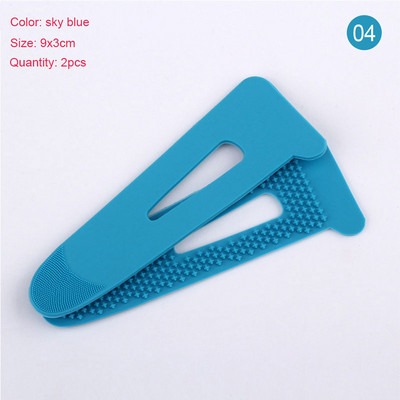 2 τμχ Ρούχα με βρόχο μανίκι PVC με βρόχο μανσέτας γάντζος επιφανειακός γάντζος βρόχος με θηλιά έγχυσης ταινία στερέωσης για αξεσουάρ ραπτικής χειροτεχνίας DIY