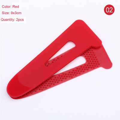 2 τμχ Ρούχα με βρόχο μανίκι PVC με βρόχο μανσέτας γάντζος επιφανειακός γάντζος βρόχος με θηλιά έγχυσης ταινία στερέωσης για αξεσουάρ ραπτικής χειροτεχνίας DIY