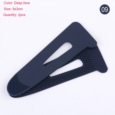 2 τμχ Ρούχα με βρόχο μανίκι PVC με βρόχο μανσέτας γάντζος επιφανειακός γάντζος βρόχος με θηλιά έγχυσης ταινία στερέωσης για αξεσουάρ ραπτικής χειροτεχνίας DIY