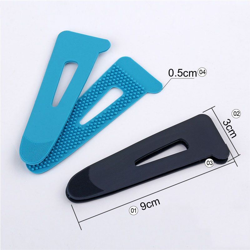 2 τμχ Ρούχα με βρόχο μανίκι PVC με βρόχο μανσέτας γάντζος επιφανειακός γάντζος βρόχος με θηλιά έγχυσης ταινία στερέωσης για αξεσουάρ ραπτικής χειροτεχνίας DIY