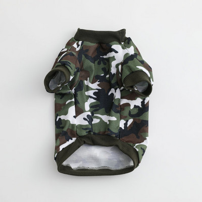 Mājdzīvnieku suņu maskēšanās kapucis jauks silts mājdzīvnieku džemperis T-krekls Pavasara un rudens apģērbi Mīksti un ērti suņu apģērbu piederumi