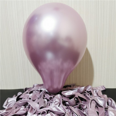 10/30 DB 5 hüvelykes vastag fém latex léggömbök esküvői születésnapi parti dekorációs kellékek évfordulója