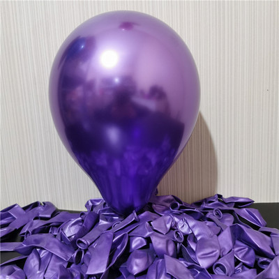 10/30 DB 5 hüvelykes vastag fém latex léggömbök esküvői születésnapi parti dekorációs kellékek évfordulója