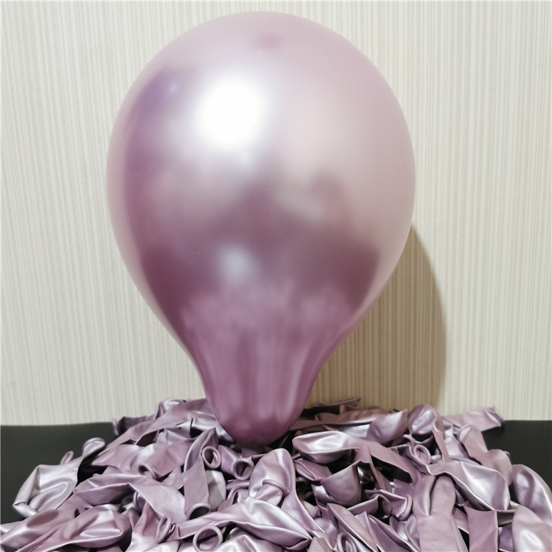 10/30 DB 5 hüvelykes vastag fém latex léggömbök esküvői születésnapi parti dekorációs kellékek évfordulója