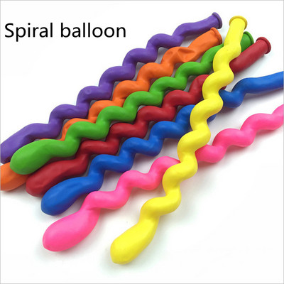 30 de bucăți îngroșat multicolor bandă balon răsucire spirală metal rachetă nuntă bar KTV petrecere de aniversare decorațiuni consumabile 1,8 g