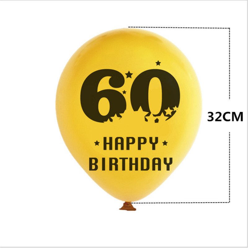 10db 12 hüvelykes 18. születésnapi party-dísz ünnepi partikellékek digitálisan nyomtatott latex léggömb