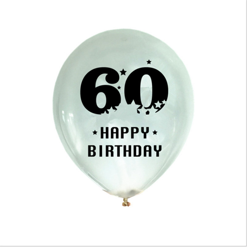 10db 12 hüvelykes 18. születésnapi party-dísz ünnepi partikellékek digitálisan nyomtatott latex léggömb