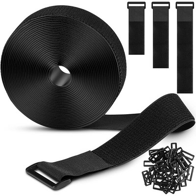 2Meters Hook And Loop Integrated Nylon Fastener Tape Reverse Buckle Strap Cable Ties Can Be Cut At Will Fixing Belt
