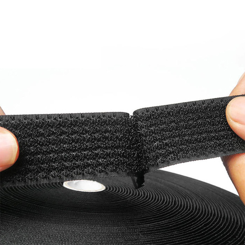 2 méteres horog és hurok integrált nejlon rögzítő szalag hátoldali csat szíj kábelkötegelők tetszés szerint vághatók rögzítő öv