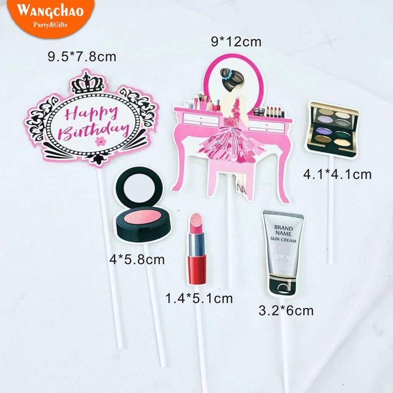 Romantiska Parīzes ceļojumu sapņu tēma 21. dzimšanas dienas kūkas virsma Princese rozā deserta galda dekorēšana ballītes piederumi