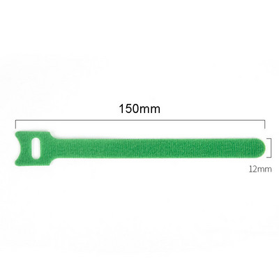 20Pcs 15/20CM Δεσμοί καλωδίων Επαναχρησιμοποιήσιμος με γάντζο και βρόχο Κορδόνι Διοργανωτής συρμάτινων δεσμών Πανί μικροϊνών Οργανωτής διαχείρισης καλωδίων