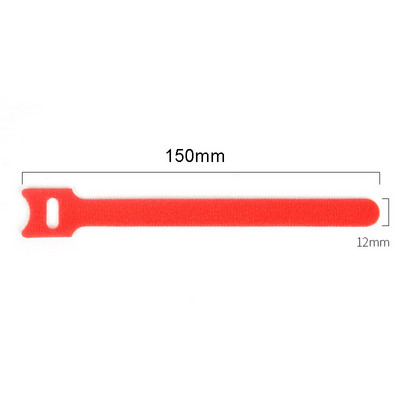 20Pcs 15/20CM Δεσμοί καλωδίων Επαναχρησιμοποιήσιμος με γάντζο και βρόχο Κορδόνι Διοργανωτής συρμάτινων δεσμών Πανί μικροϊνών Οργανωτής διαχείρισης καλωδίων