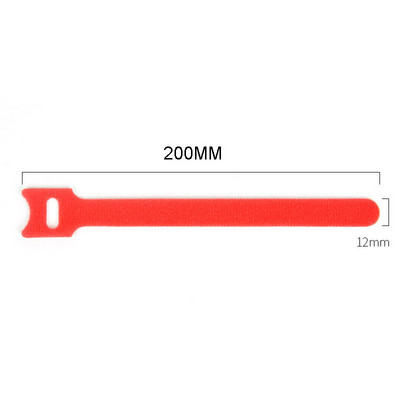 20Pcs 15/20CM Δεσμοί καλωδίων Επαναχρησιμοποιήσιμος με γάντζο και βρόχο Κορδόνι Διοργανωτής συρμάτινων δεσμών Πανί μικροϊνών Οργανωτής διαχείρισης καλωδίων