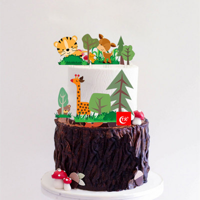 Ő vagy ő születésnapi tortasütők fiú vagy lány festett akril torta zászlók babazuhany születésnapi buli tortasütés dekor Ő vagy ő