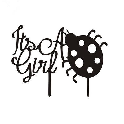 Ő vagy ő születésnapi tortasütők fiú vagy lány festett akril torta zászlók babazuhany születésnapi buli tortasütés dekor Ő vagy ő