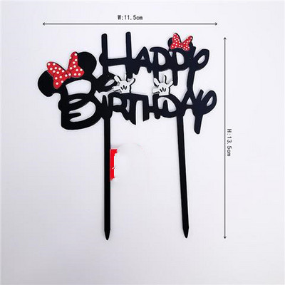 Noua temă Animale Topper pentru tort La mulți ani de desene animate Leu lebădă Câine Pisică Topper pentru tort pentru petrecerea de aniversare a bebelușului Decoratiuni pentru tort