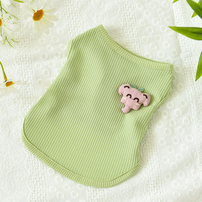 Multifilm Vest Lemmiklooma Koera Riided Kass Solid T-särk Riietus Koerad Õhukesed Väike Mood Chihuahua Puuvillane Suvine Hingav Mopsisärk