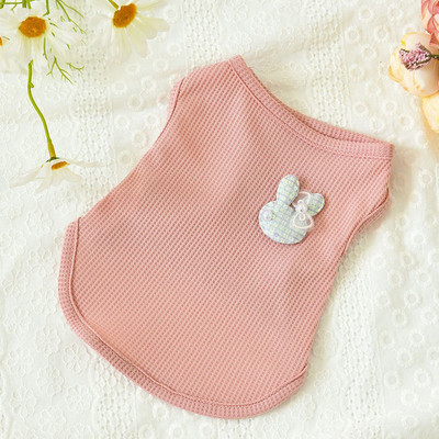 Multifilm Vest Lemmiklooma Koera Riided Kass Solid T-särk Riietus Koerad Õhukesed Väike Mood Chihuahua Puuvillane Suvine Hingav Mopsisärk