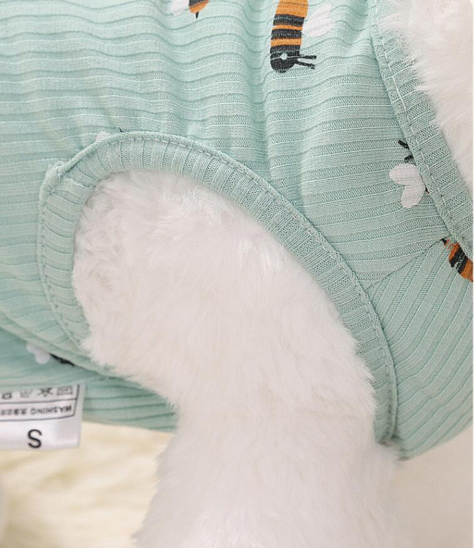 Medvilninė megzta naminių šunų liemenė mažiems vidutiniams šunims Pavasario vasaros šunų drabužiai šuniuko marškinėliai be rankovių, skirti Čihuahua Yorkie Bichon