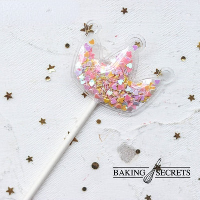 3 buc Sirenă Paiete Cake Topper Baby Shower Decor pentru Tort Albastru Roz Stea Shell Ocean Cupcake Toppers Ziua Nașterii Nunta