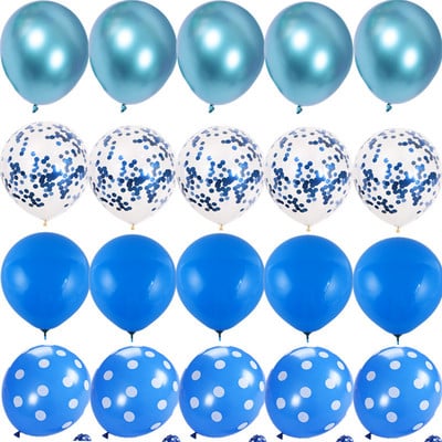 Baloane din latex punctate cu paiete metalice de 12 inci, nunta, ziua de nastere, pentru copii, consumabile pentru decorare, aniversarea