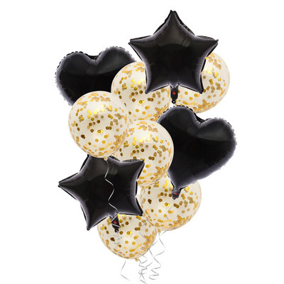 10 vnt aliuminio blizgučių balionų rinkinys, skirtas vaikų suaugusiųjų gimtadienio vakarėlio vestuvių fono sienų dekoravimo reikmenims