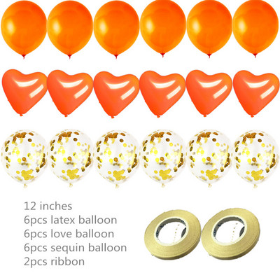 12 hüvelykes, szív alakú foltos latex flitteres léggömbök, esküvői gyermekek számára születésnapi parti dekorációs kellékek