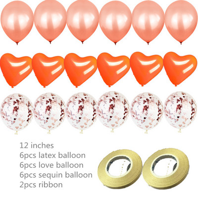 12 hüvelykes, szív alakú foltos latex flitteres léggömbök, esküvői gyermekek számára születésnapi parti dekorációs kellékek