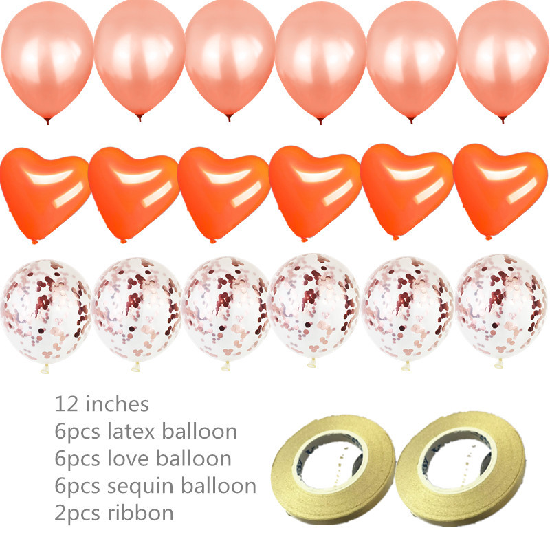 12 hüvelykes, szív alakú foltos latex flitteres léggömbök, esküvői gyermekek számára születésnapi parti dekorációs kellékek