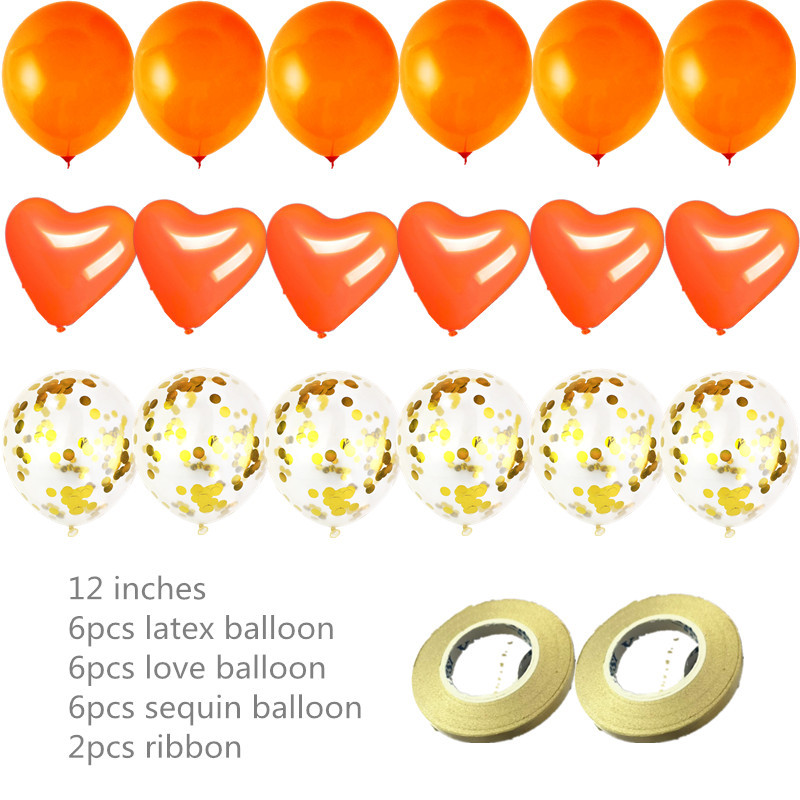 12 hüvelykes, szív alakú foltos latex flitteres léggömbök, esküvői gyermekek számára születésnapi parti dekorációs kellékek