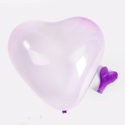 Dzimšanas dienas ballītes kāzu dekorācija Valentīna dienas izkārtojuma piederumi Jauns 2,4 g sirds formas kristāla balons Bobo