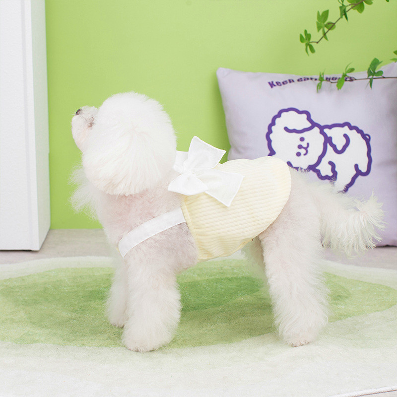 23 Tavasszal és nyáron New Light Luxus Puffy Ruha Kölyök Sling Ruházat Kutya Teddy Bichon VIP Kisállat Ruha Kisállat Princess Ruha