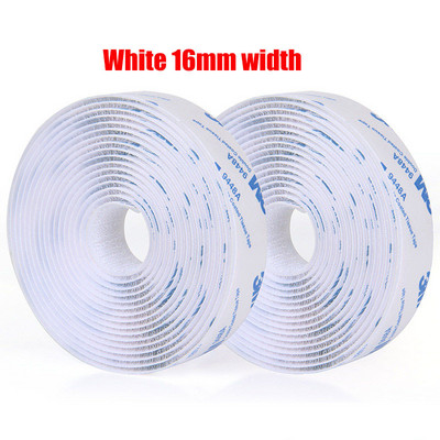 1M/paar isekleepuv konks- ja silmusteip 16/20/25/30/38/50 mm kleepuv nailonkangast kleepuv kinnitusteip isetegemise tarvikute jaoks