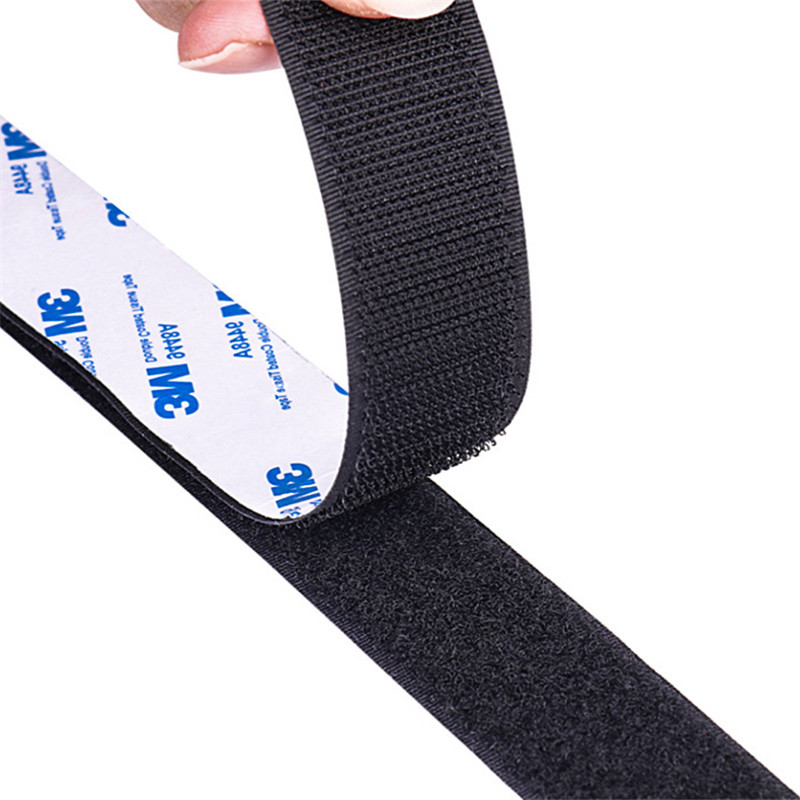 1M/paar isekleepuv konks- ja silmusteip 16/20/25/30/38/50 mm kleepuv nailonkangast kleepuv kinnitusteip isetegemise tarvikute jaoks